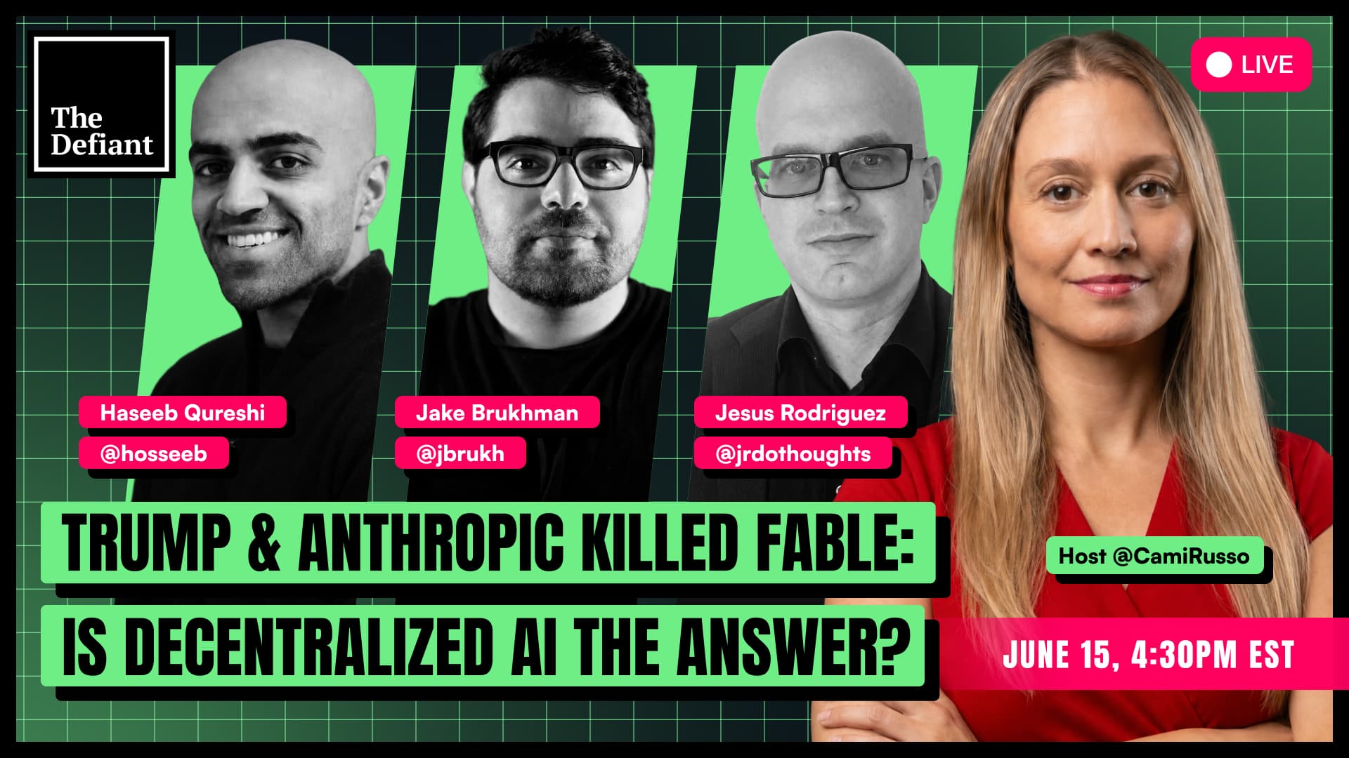 🟢 LIVE - The Fable Backlash: Is This the Case for Decentralized AI?