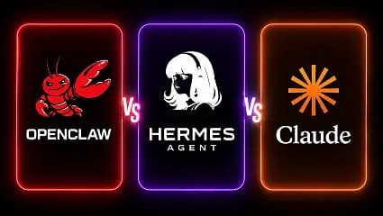 OpenClaw vs Hermes vs Claude – competing visions for AI agents