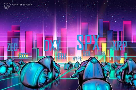 Price predictions 5/25: SPX, DXY, BTC, ETH, XRP, BNB, SOL, DOGE, HYPE, ZEC