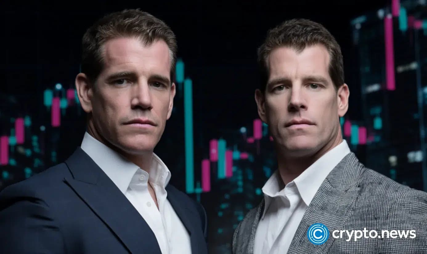 Winklevoss twins move $67M in Bitcoin as Arkham flags selloff signal